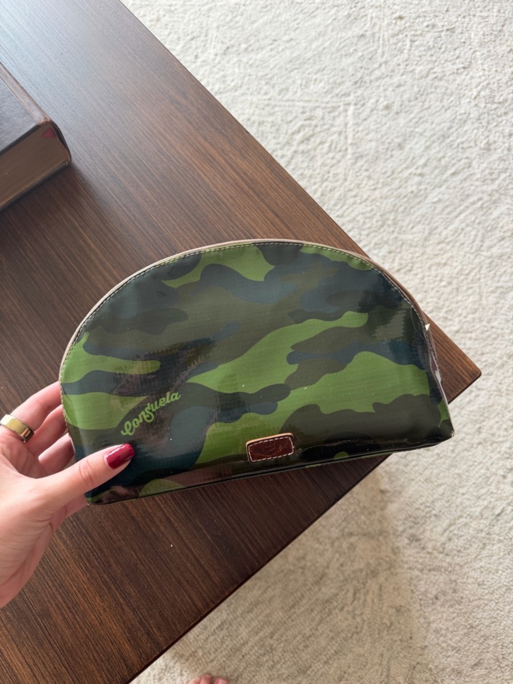 Consuela Camouflage Makeup Bag